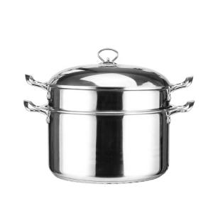 Fancy design 12pcs stainless steel cookware set with metal lid