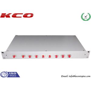 1.0 m Fiber Optic Cable Splitter PON Rack Mount patch panel 1 to 8 Port
