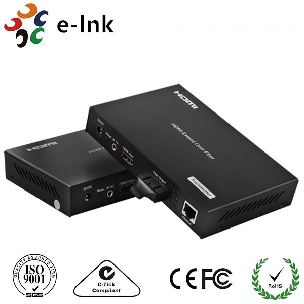 Quality 1- Ch HDMI Video + 1- Ch 10/100M Ethernet Over Fiber Extender , Hdmi Optical Extender wholesale