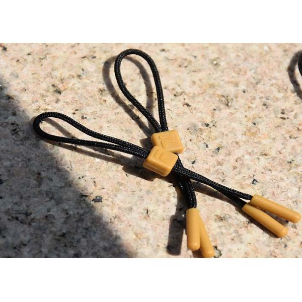 3D Logo Customised Garment Plastic Zip Puller With Brand Identity