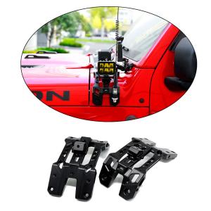 Rust-Resistant Car Windshield Spot Light Mounting Brackets for Jeep JL Aluminum