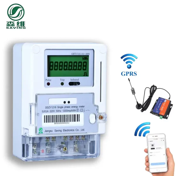1-100A 1000 KWh Prepaid Electronic Energy Meter with RS485/GPRS/GSM Communicatio