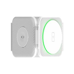 Foldable Three-In-One Magnetic Wireless Charger Abs Plastic for iPhone iWatch