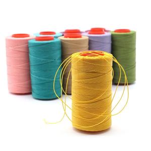 Heavy Duty Waxed Thread 420D/3 Yarn Count for Smooth and Durable Patchwork