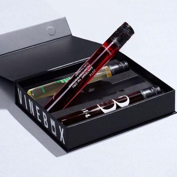 Custom Champagne Whisky Set Wine Bottle Packaging Gift Box For Tube Shape Wine