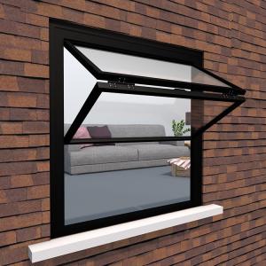 Modern Design Aluminum Folding Casement Windows with Horizontal Opening Pattern