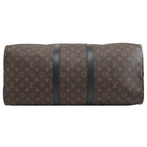 Macassar Coated Canvas LV Keepall BandoulièRe 55 Louis Vuitton M56714