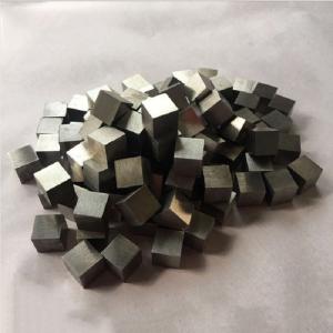 MILT Heavy Tungsten Alloy Cube 3.0mm 4.0mm Heavy Metal For Weight Balancing