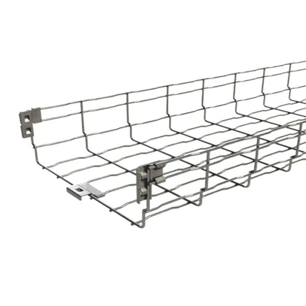 Quality Electrical Zinc Straight Section Wire Mesh Cable Tray wholesale
