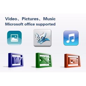 P2 HD DLP Projector / Portable Mini Pocket Projector With 1500mAh Rechargeable