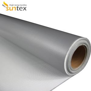 Silicone Fiberglass Fireproofing Fabrics Used In Fiberglass Welding Curtain