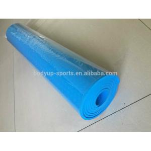 TPE Single Layer Yoga Exercise Mat With Customized Embossing Logo