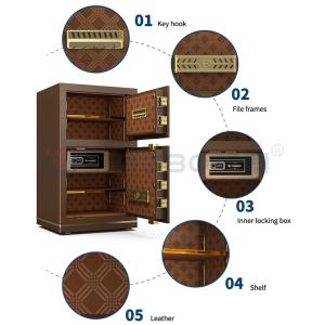 Dual Alarm Smart Electronic Digital Office Safe Box For Security H800mm