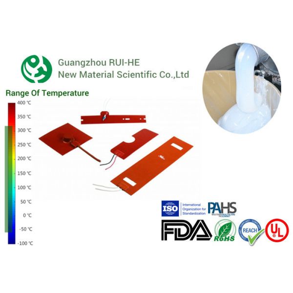 250 ℃ High Transparent Silicone Rubber , High Temperature Vulcanizing Silicone