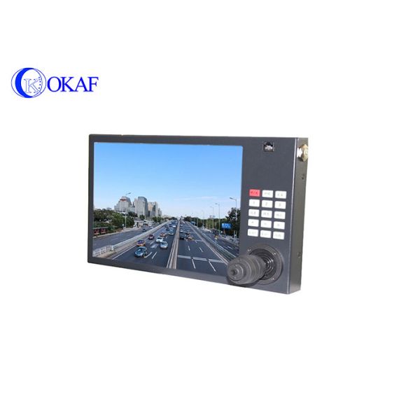 Quality Joystick PTZ Camera Controller 10" HD LCD Display For Vehicle Mounted Camera wholesale