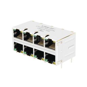 XFMRC XFGIGH-STKVDGY8-4 Compatible LPJG47561AENL 1000 Base-T 2x4 Port rj45 Jacks
