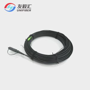 Toneable Flat Sst Ftth Drop Cable Pre Connectorized G657a2 Optitap To Sc Apc
