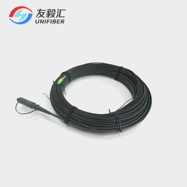 Toneable Flat Sst Ftth Drop Cable Pre Connectorized G657a2 Optitap To Sc Apc