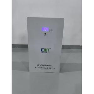 Chemical Composition Lithium Iron Phosphate LiFePO4 EWT 51.2V 100Ah Battery for