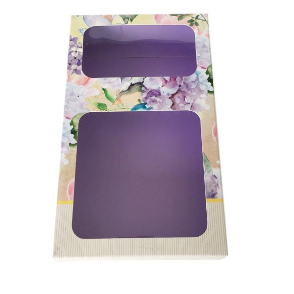 Quality Embossing Customized Makeup Packaging Boxes With Clear PVC Window SGS Approve wholesale