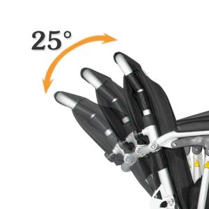 125KG Load Anodizing Multifunction Foldable Electric Wheelchair