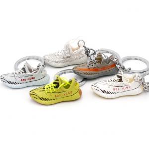 Cheap Customized Sport Shoes Shape 3D Mini Sneaker Promotional Keychain Bulk for sale