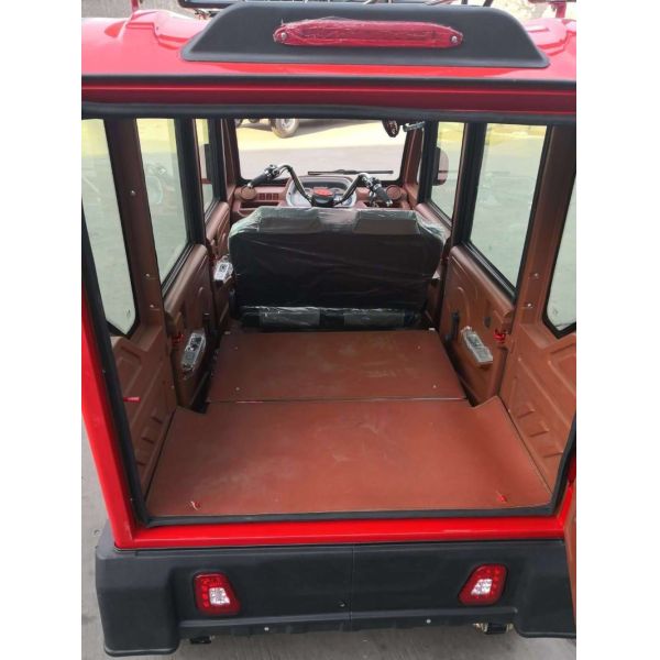 Solar Electric 60V 800W Passenger 40km/H Cabin Tricycle