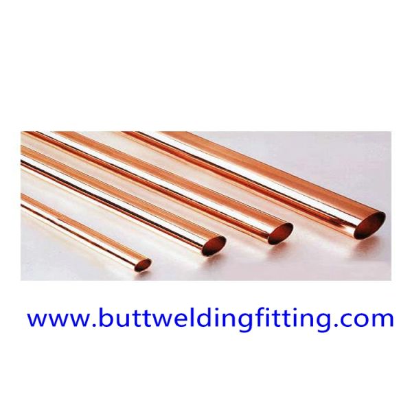 CuNi90/10 Copper Nickel Tube / Straight Copper pipe CuNi 90/10 6 - 12m Length
