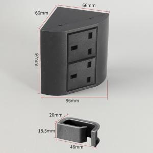 Office & Home Desk Corner UK Socket with 2 Outlets for Multiple Devices