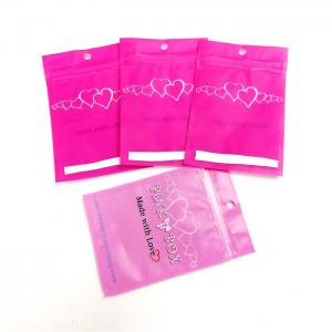 Cheap Custom Printed Clear Jewelry Mylar Matte Packaging Bags For Hair Accesaories / Jewelry / Aligners / Bracelets for sale