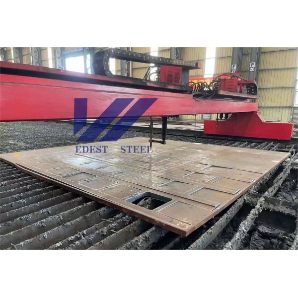 S235JR S355jr Customized Steel Plate Cutting CNC Machining Service