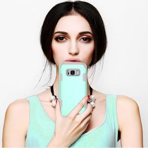 high quality silicon pc 2 in 1 shockproof cell phone case cover for samsung