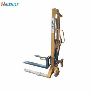 China 2 Ton Straddle Pallet Stacker With C Steel Mast , Hydraulic Hand Stacker Manual Forklift on sale