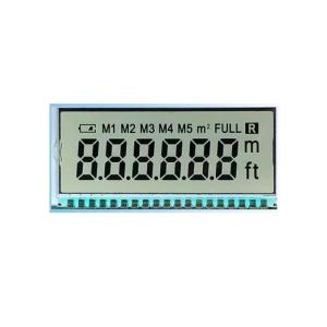 Cheap Transmissive Customized Lcd Monochrome Display 6 Digit 3.6V for sale