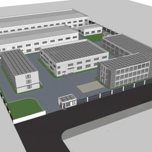 Galvanized Steel Structure Workshop With Optional Insulation For Hangar