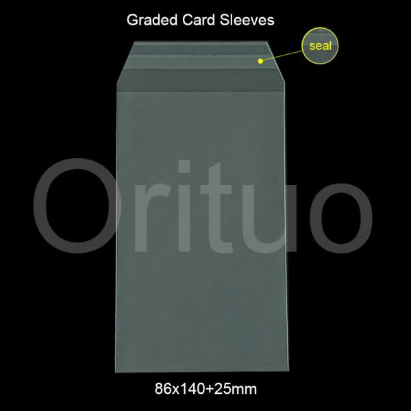 Quality Beveled Opening Sport Card Sleeves Dustproof Graded Card Sleeves Resealable wholesale