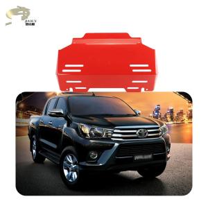 China Skid Plate Undercar Shield For Toyota Hilux Revo 2015 2016 Black Outlaw Bumper on sale