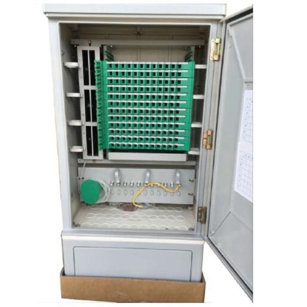 SMC Material Optical Fiber Distribution Cabinet , 144 Core Fiber Wall Mount