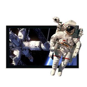 42" Floor Standing 3D Hologram Display Case With Cosmetic Glass Free Naked Eye