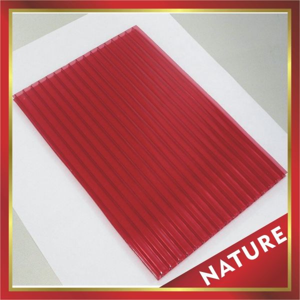 frosted Hollow polycarbonate Sheet,crystal hollow polycarbonate sheet,crystal