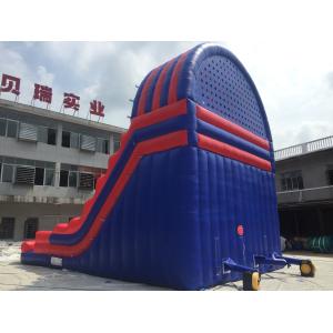 Amusement Commercial Inflatable Water Slide With Pool Silk Printing