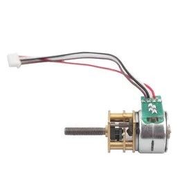 SM15-G Small Geared Stepper Motor 15mm 5V 2 Phase 4 Wires M3 Output Shaft