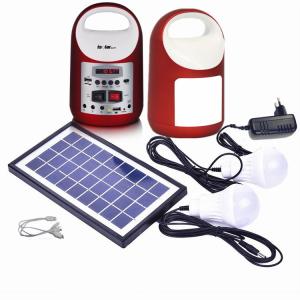 China portable solar panel lighting kits for camping, mini solar home  system , solar light for camping solar bule.yellow on sale