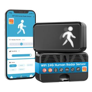 China WiFi Human Presence 24G Radar MmWave  Detection Tuya APP Smart Home With Breathing Light Motion Sensor Millimeter Wave Radar Body   Detector on sale