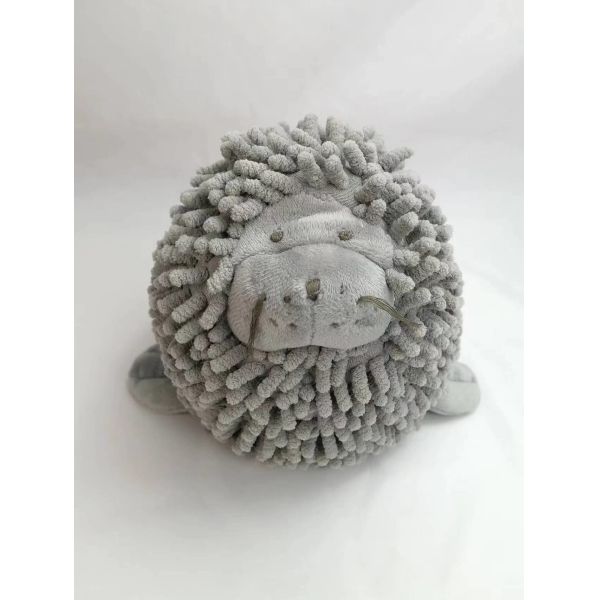 Soft Stuffed Animal Chenille And PP Cotton Filling Adorabal Gray Sea Lion Toy