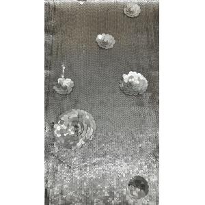 Luxary Sequin Embroidery Fabric Shining Lace 100% Polyester Evening Occasion