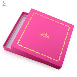 Printed Cardboard Boxes with Lid | Customized Gold Foil Personalised Packaging