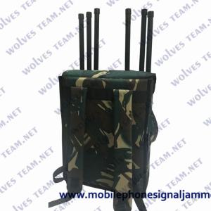 Military High Power RF Backpack Jammer Durable WIFI GPS Cell Phone Drone Signal