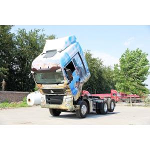 China Low Oil Consumption 6*4 Tractor Truck Head Large Volume Fuel Tank 400L on sale
