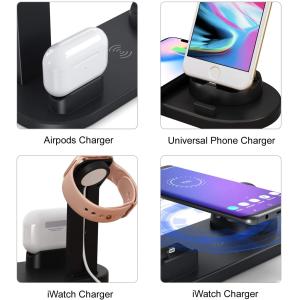 Multi Function Wireless Charger Stations Dock 8mm ROHS
